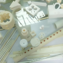 Válvula de cerámica de alúmina de estructura de cerámica de tubo de cerámica de alúmina personalizada